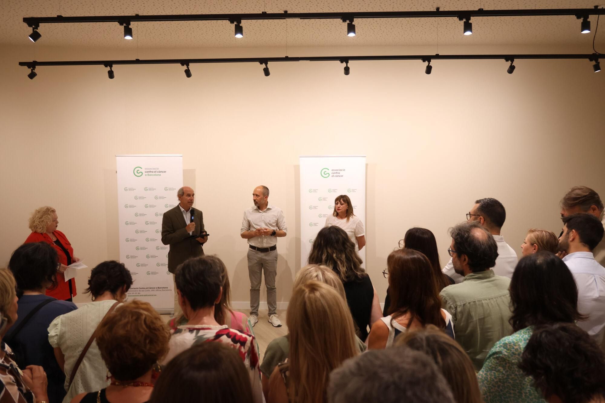 MANRESA. INAUGURACIO PUNT COMARCAL ASSOCIACIO CONTRA EL EL CANCER A LA MURALLA DE SANT DOMENEC DE MANRESA 19.