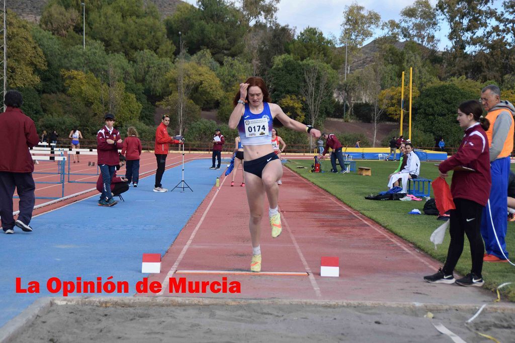 Regional absoluto y sub-23 de atletismo en Lorca (I)