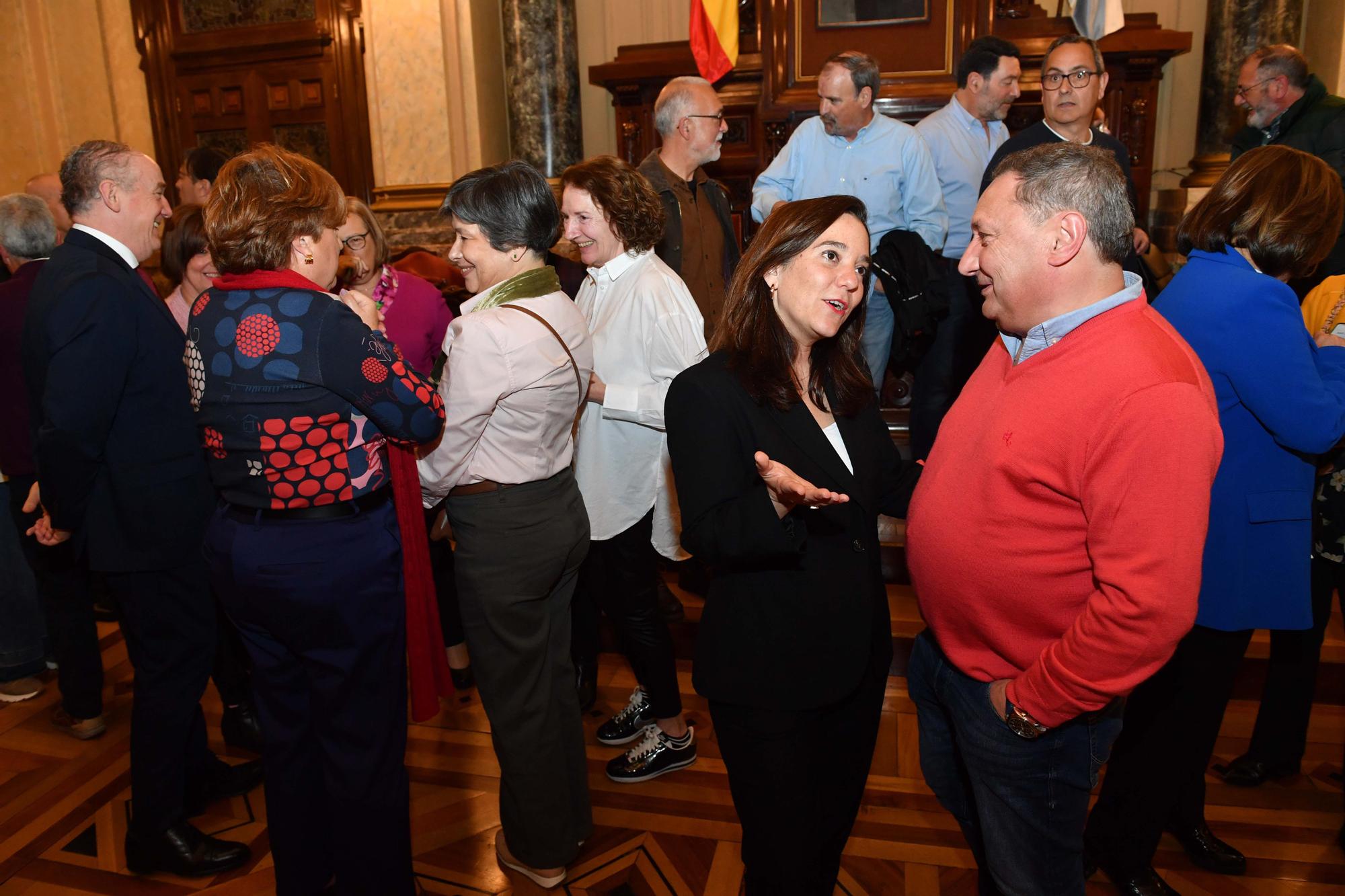 Homenaje a funcionarios jubilados del Ayuntamiento de A Coruña