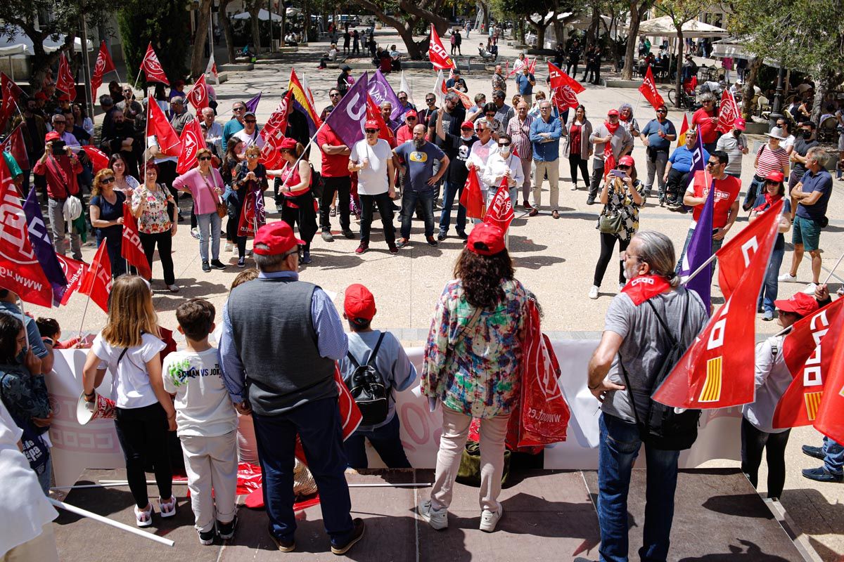 Manifestación del Día del Trabajo en Ibiza