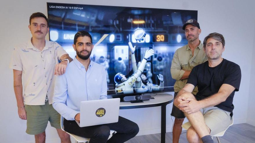 De izquierda a derecha, Carlos Martín Gascón, Kevin Nanwani, Miguel Moriarty y Óscar González. | | ANDRÉS CRUZ