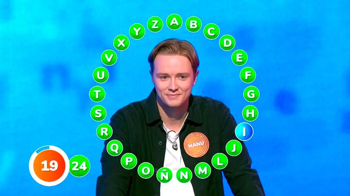 El bote de Pasapalabra ya está a punto de entregarse y el programa ya juega al despiste: "¿Manu es el ganador del bote de Pasapalabra?"