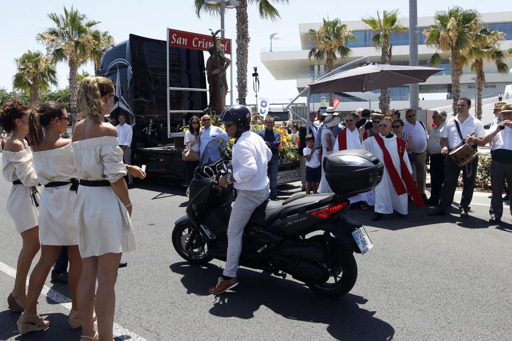 Bendición de vehículos en el día de San Cristóbal