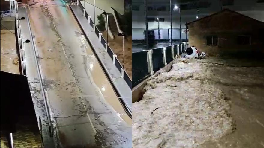 El puente de Vilamarxant de Valencia, completamente agrietado y al límite de derrumbarse