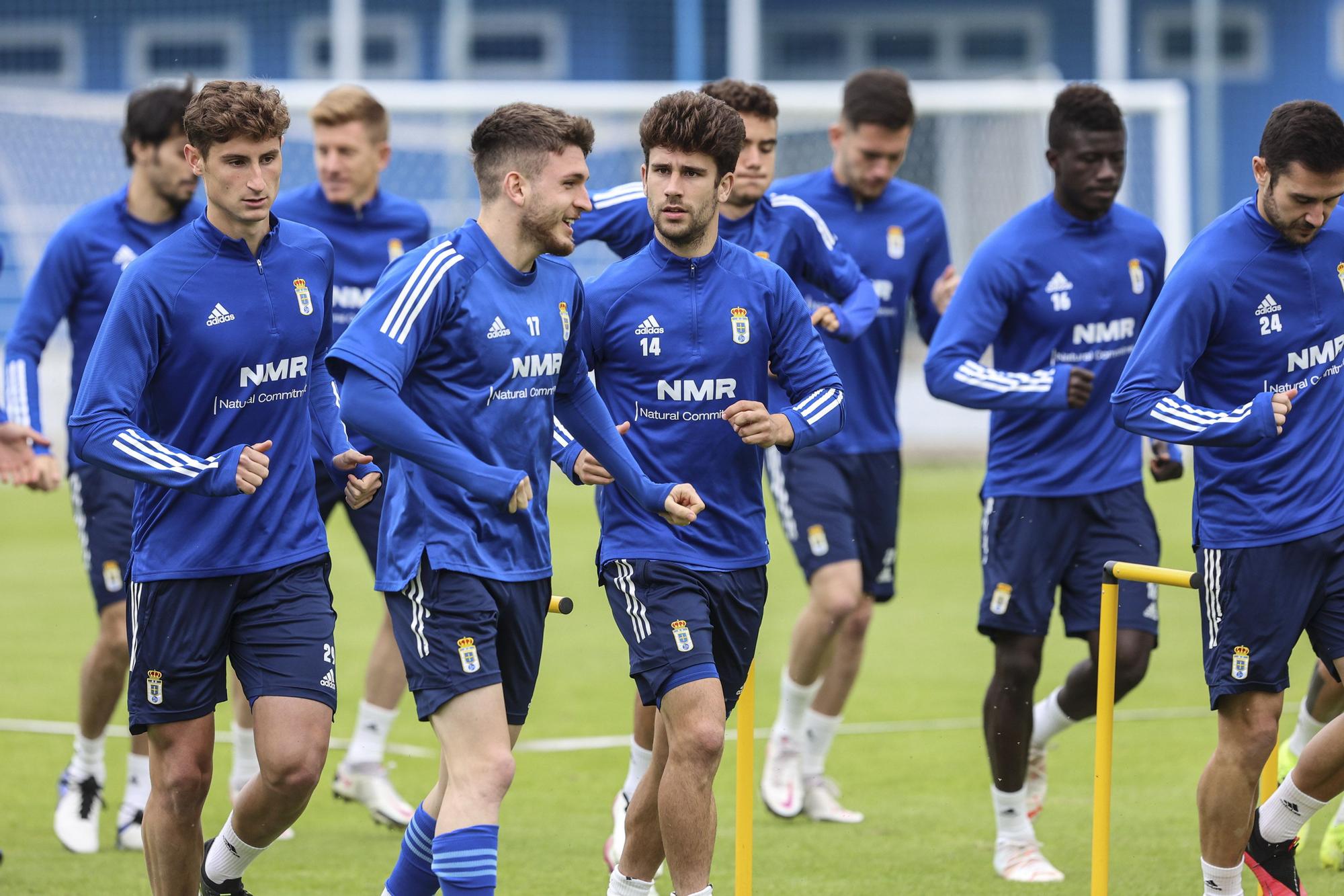 Las imágenes del entrenamiento del Oviedo