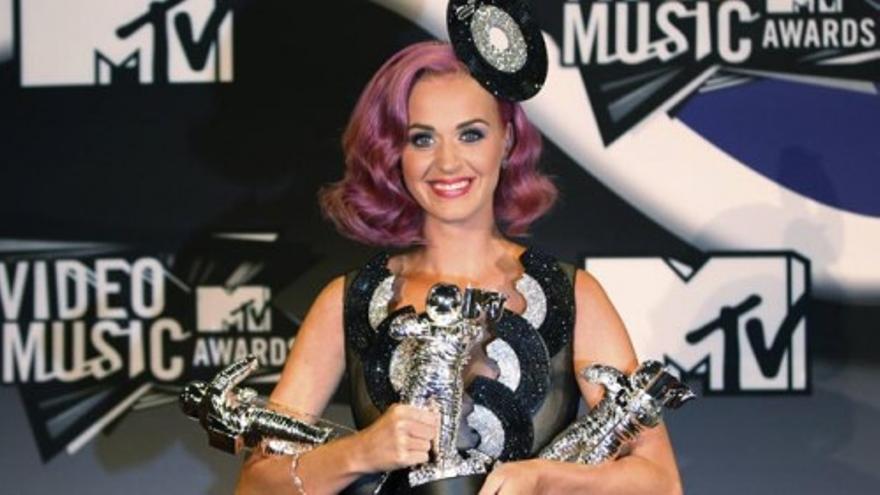 Kate Perry, triunfadora de los Premios MTV