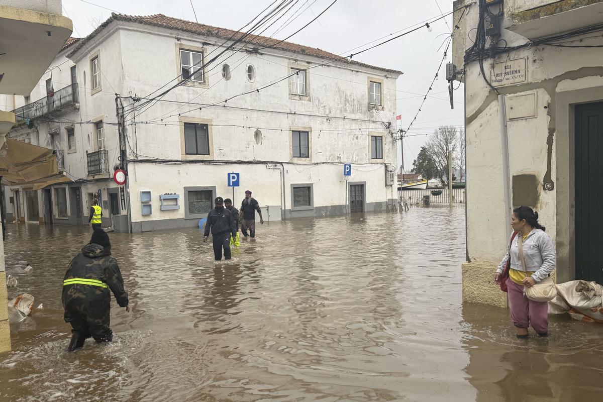 Calles de la localidad de Alcácer do Sal, en Setúbal y al sur de Lisboa.