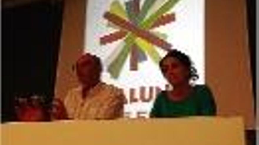 Marc Vidal i Alba Garcia, ahir.