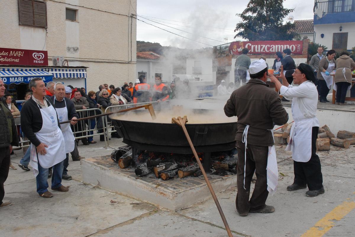 Imagen de una edición anterior de la Fiesta de la Matanza de Ardales, que se celebra en febrero.