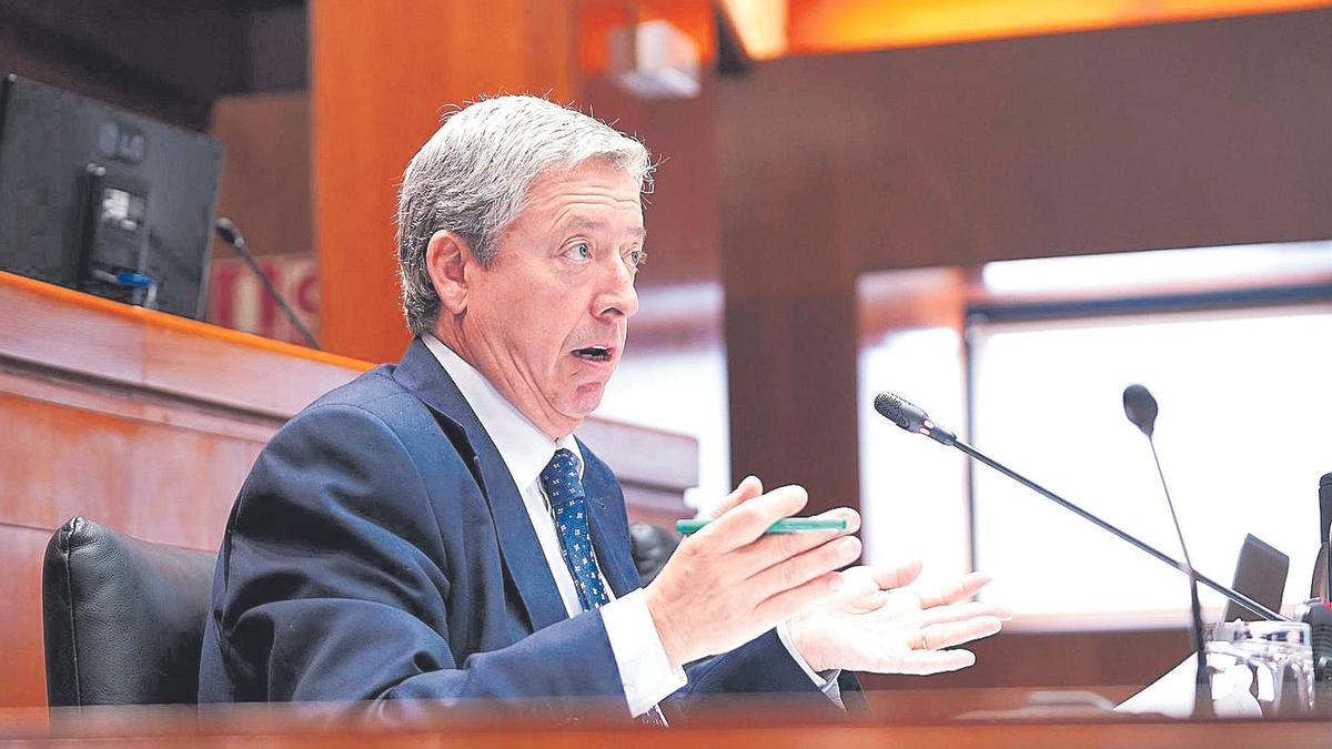 Alfonso Peña, presidente de la Cámara de Cuentas de Aragón.
