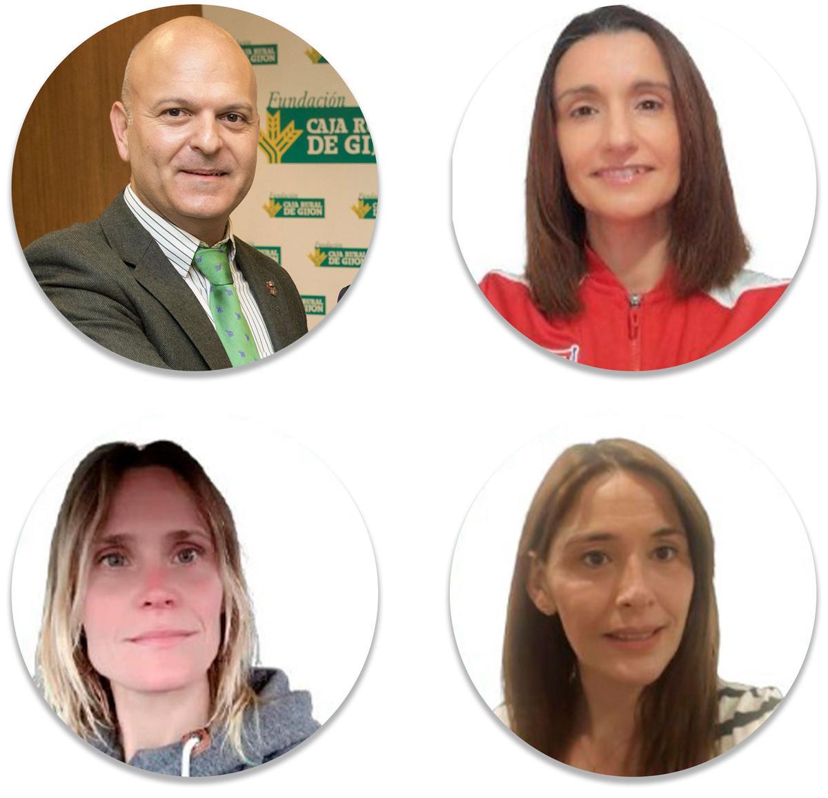 De izquierda a derecha, de arriba a abajo, Pedro Barbillo, Vanesa Rodrigo, Ana Palacios y María Rodríguez