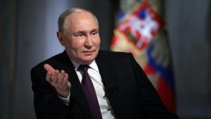 An interview of the Russian President Vladimir Putin to Rossiya Segodnya International Media Group Director General Dmitry Kiselev Putin gives interview to Russian state media ahead of presidential election