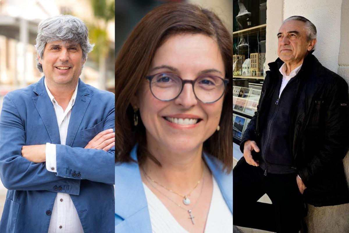 Los tres candidatos a presidir el Colegio de Arquitectos de València (CTAV)