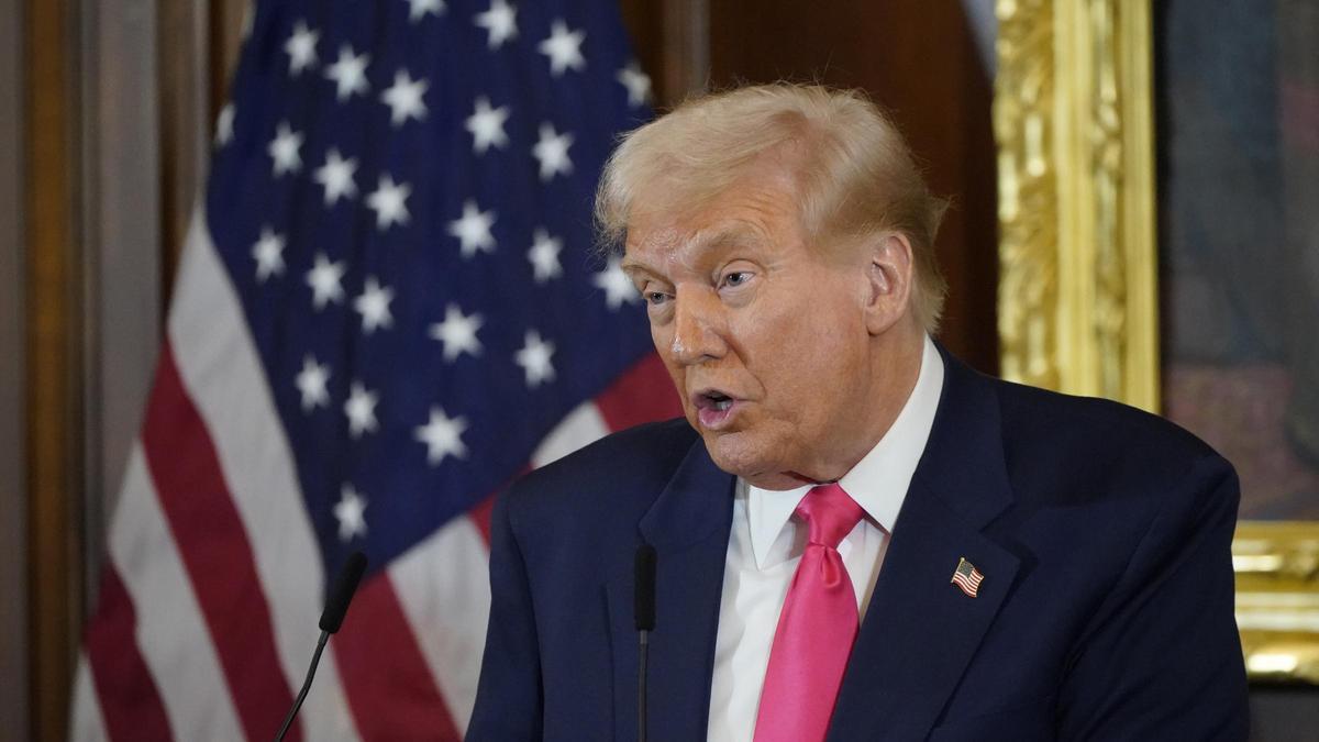 El presidente de Estados Unidos, Donald Trump