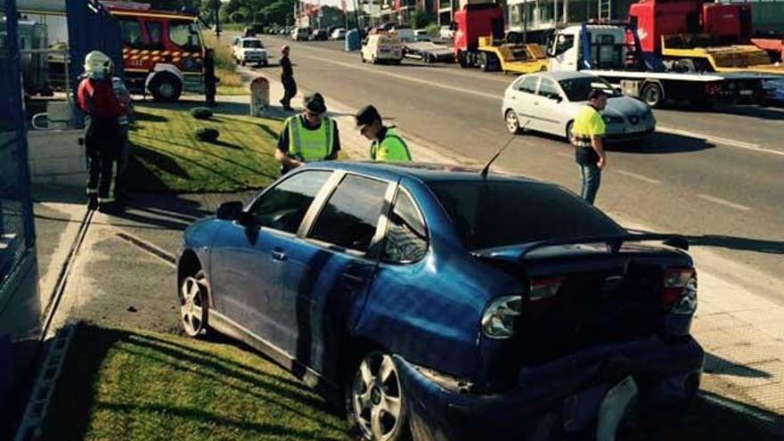 Una persona herida en un accidente registrado en la N-525, en Lalín