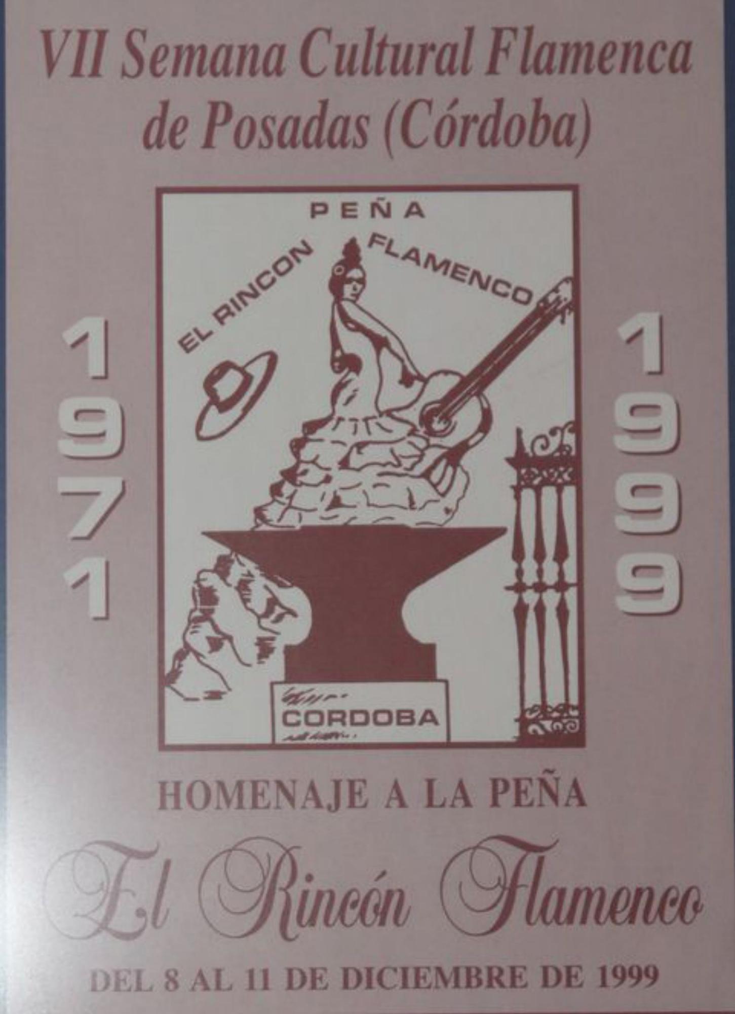 Cartel de un certamen en Posadas.