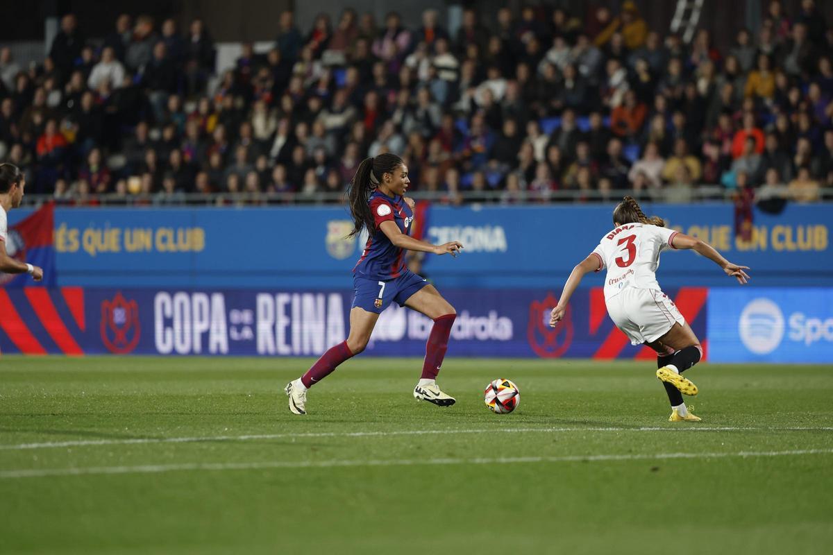 Copa de la Reina. Cuartos. FC Barcelona - Sevilla, en imágenes