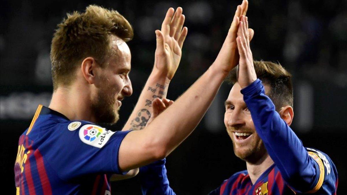Rakitic habla con admiración de Messi