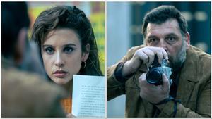 María Pedraza y  Hovik Keuchkerian, protagonistas de la película Asalto al Banco Central.