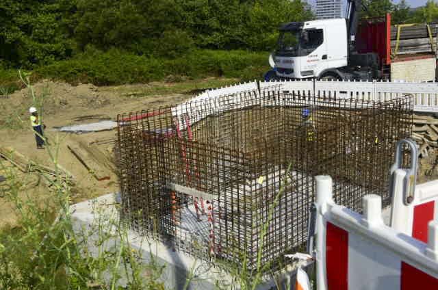 Cortes de tráfico en el acceso a A Zapateira por las obras de remodelación de Alfonso Molina
