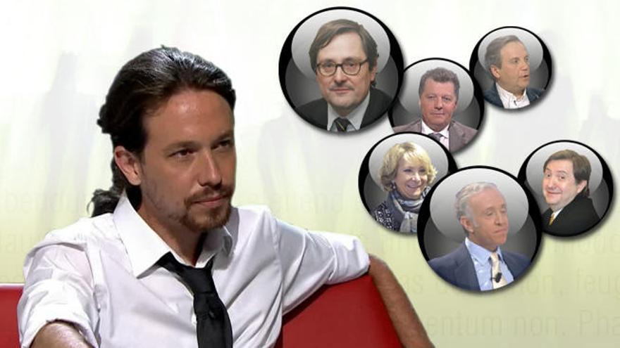 Los 10 debates televisivos más sonados de Pablo Iglesias.