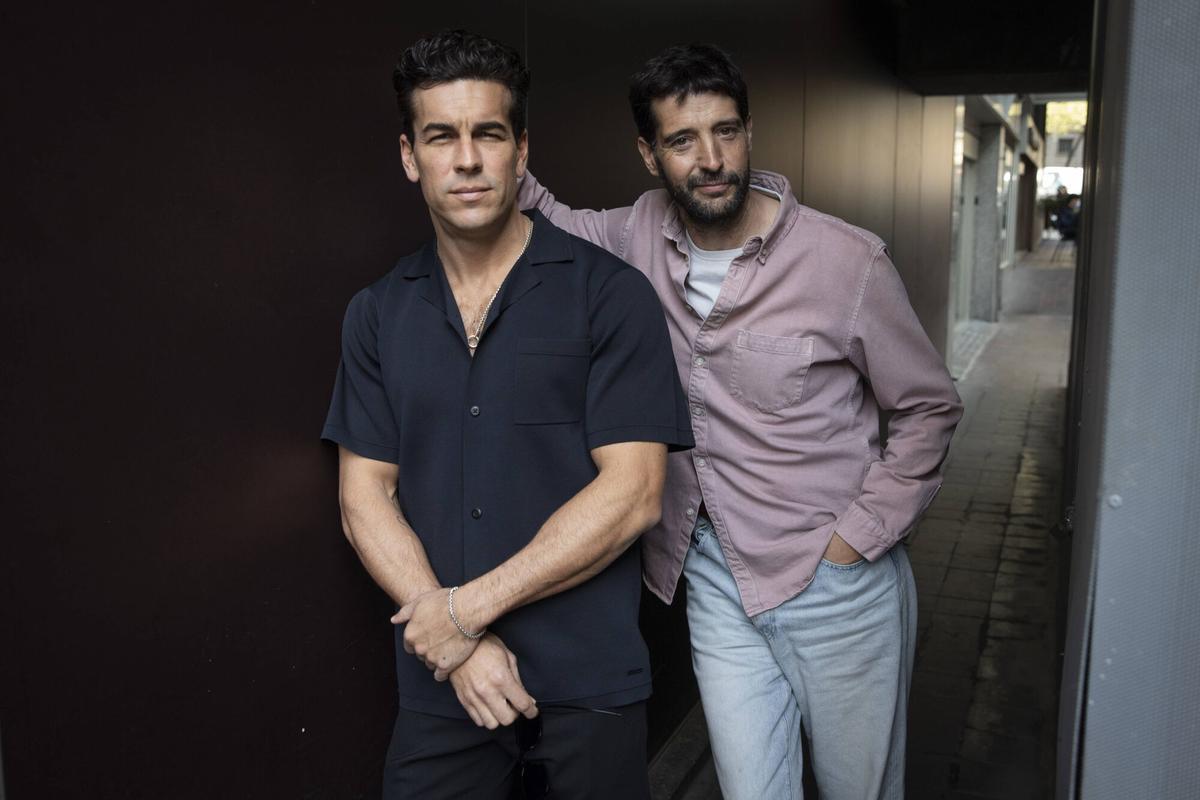 Barcelona, 7 de abril de 2025. Entrevista con Mario Casas y Gerard Oms, protagonista y director de la película “Muy Lejos” en Barcelona