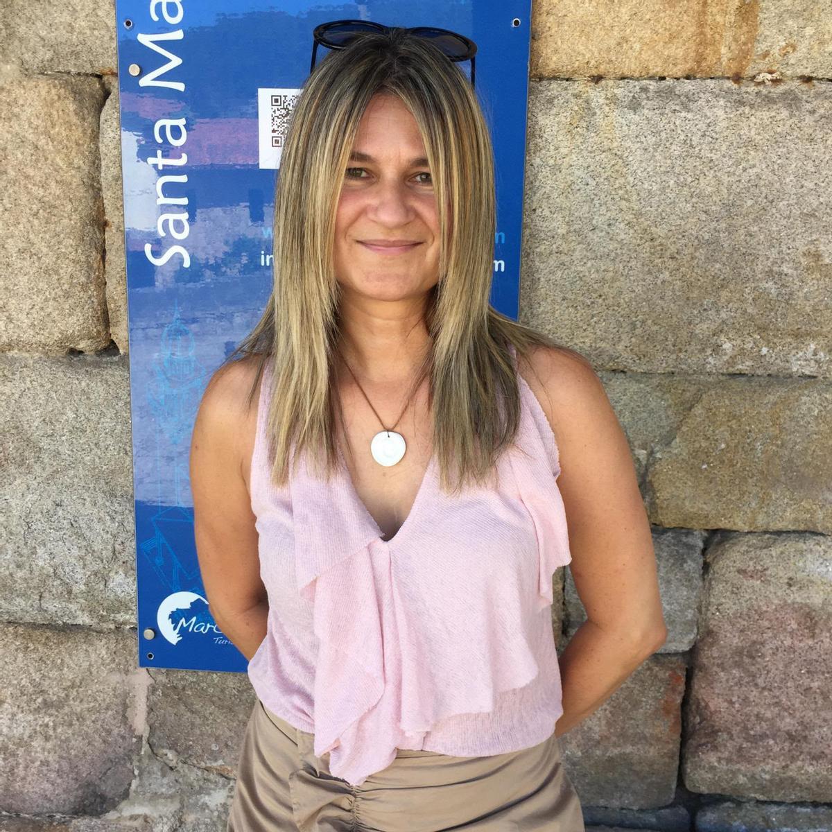 Montse París, responsable de hospitalidad del Camino de la Ría de Muros Noia.