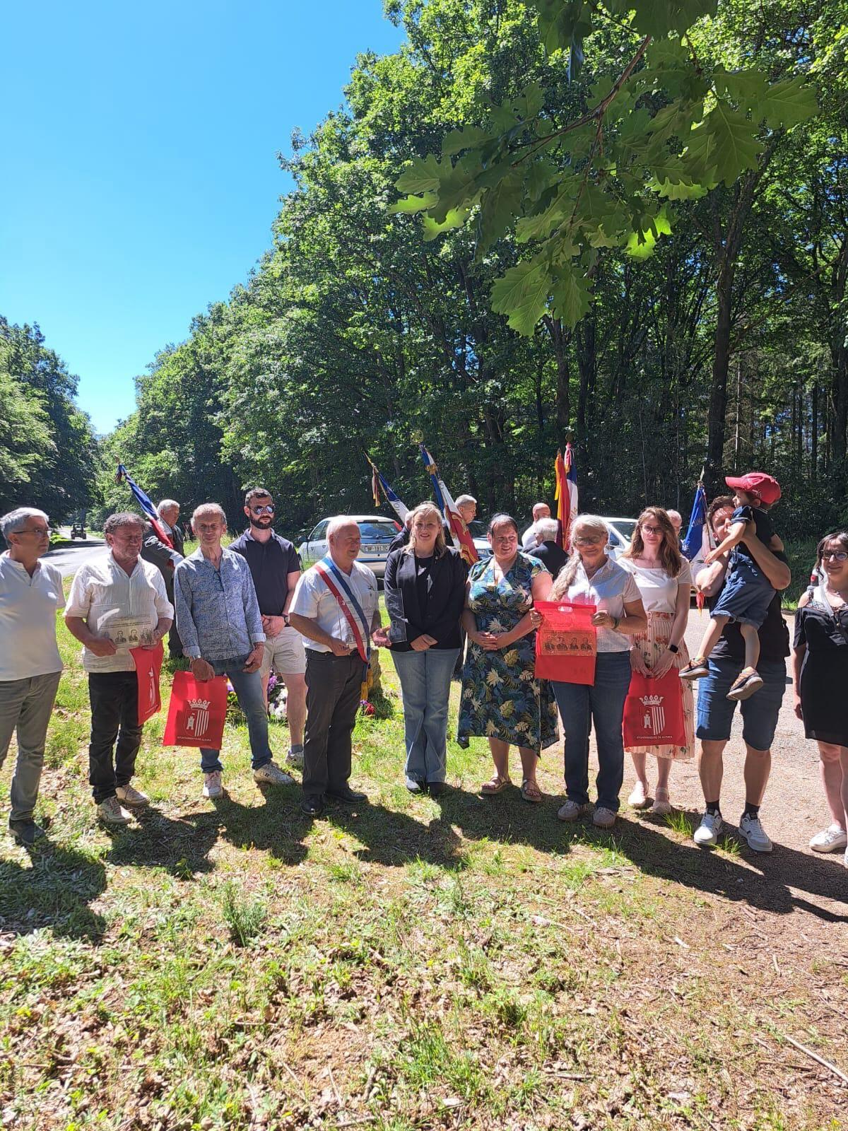 Homenaje en Francia a cuatro vecinos de Altura asesinados por los nazis en 1944