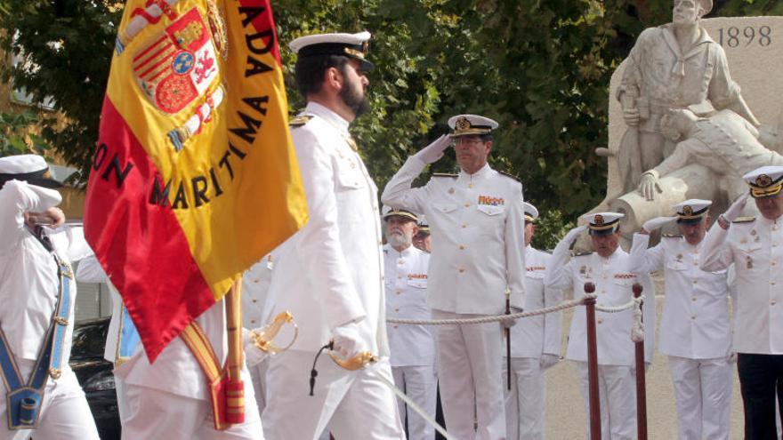 Visita técnica del almirante de la Flota a Cartagena