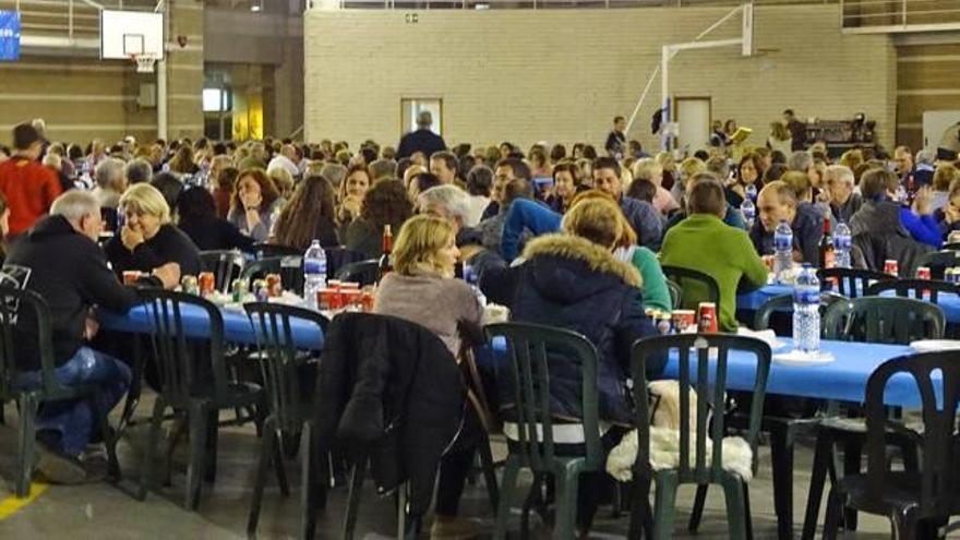 El salón de usos múltiples acogió la cena.