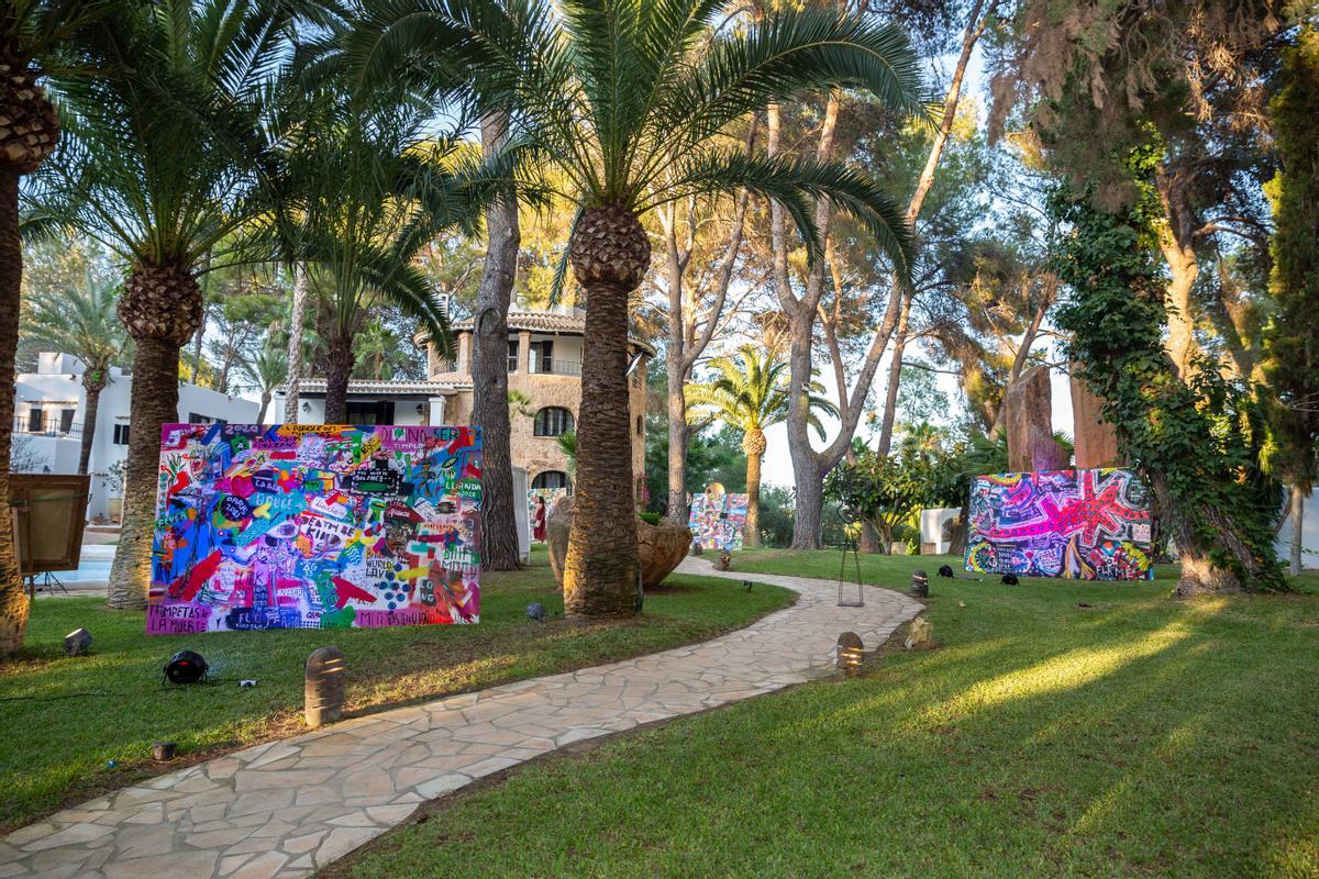 La actriz Macarena Gómez y su marido el pintor Aldo Comas, una pareja con mucho arte