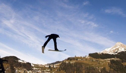 Las mejores imágenes de la prueba de esquí disputada en la estación suiza de Engelberg.