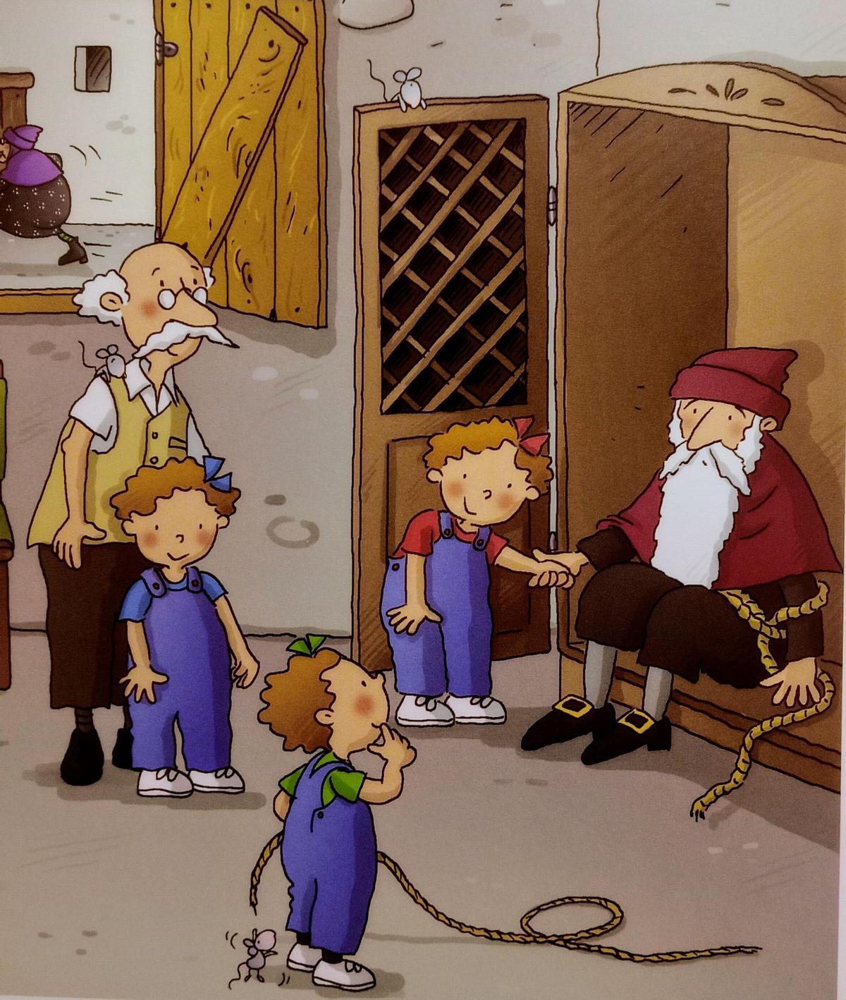 Boadas caracteritzat amb «Les tres bessones».