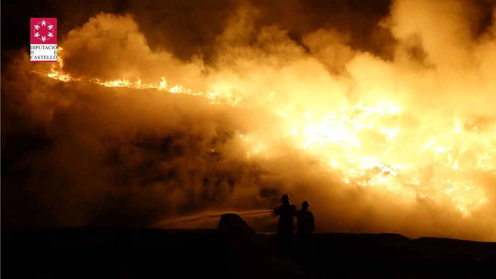 Incendio en la planta de residuos de Cervera