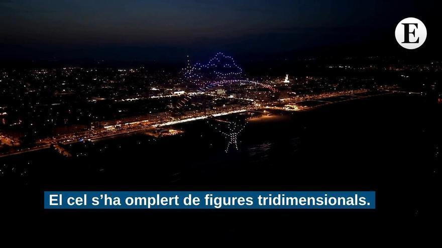VÍDEO | Empuriabrava s'estrena com a seu del Drone Show Festival durant les Festes del Carme