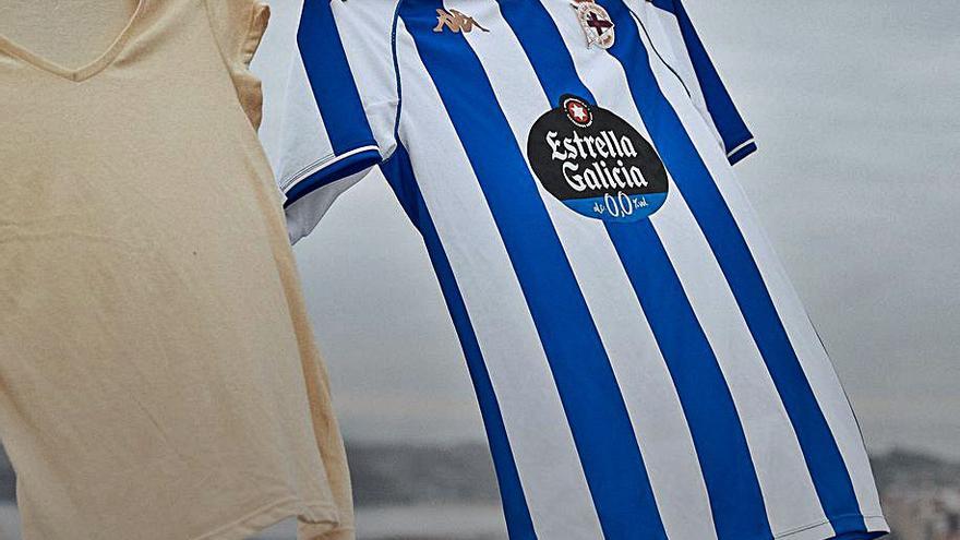 Línea clásica en la nueva camiseta blanquiazul