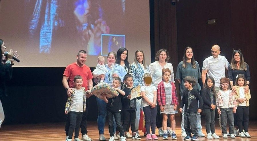 Un momento del Festivalga, la cita con la música donde los niños son los teloneros de Eurovisión.
