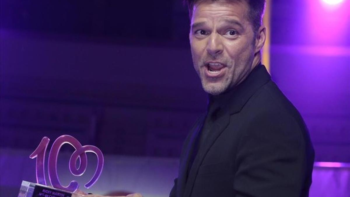 Ricky Martin, el gran triunfador de los premios cadena 100