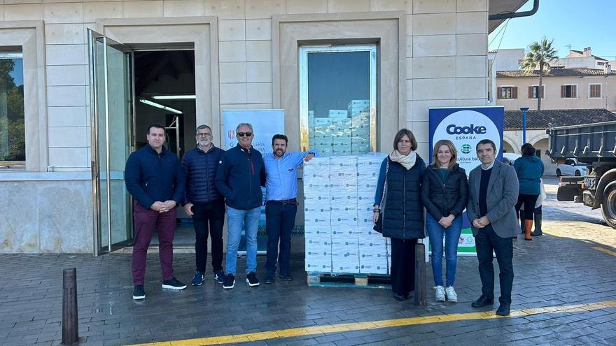 La conselleria de Pesca dona 5.000 lubinas a entidades sociales de Mallorca