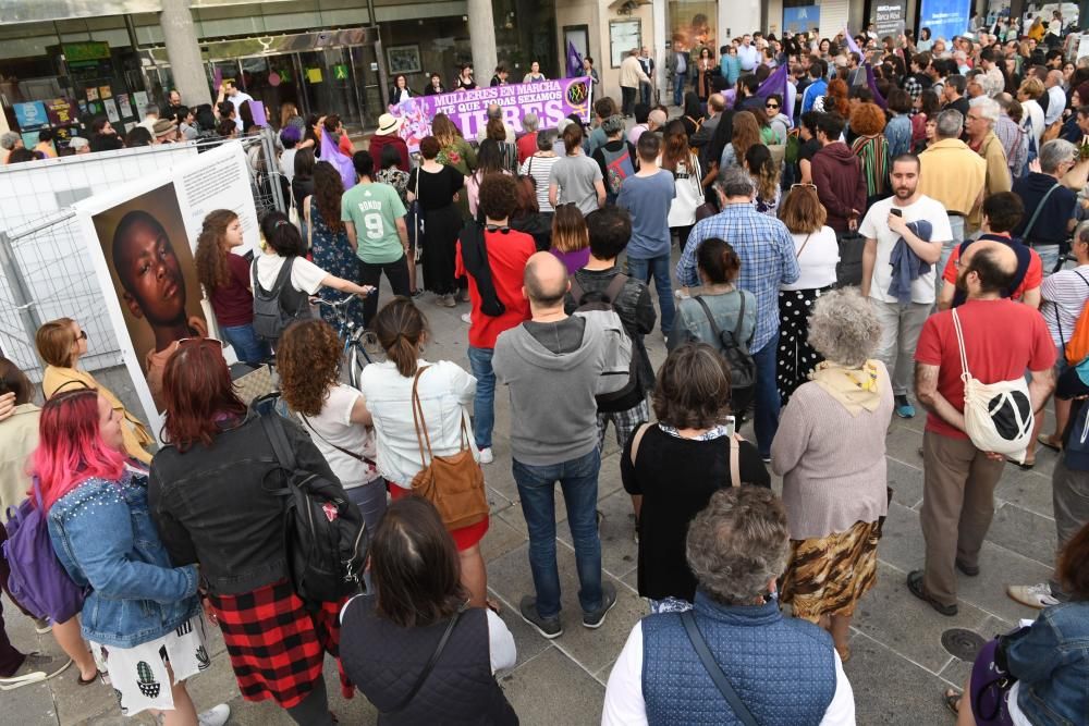 A Coruña protesta contra la libertad de La Manada