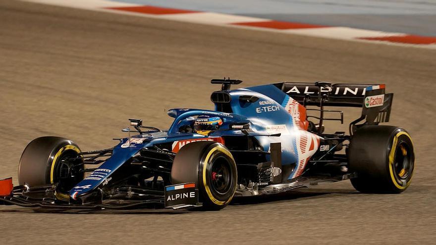 Fernando Alonso, en Baréin.