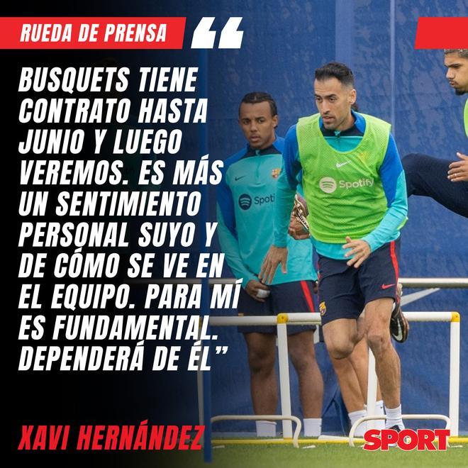 Del elogio a Mateu al plan con Yamal: las frases de Xavi en rueda de prensa