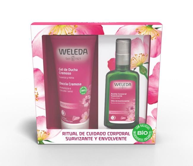 Set corporal reafirmante y antioxidante de granada, de Weleda