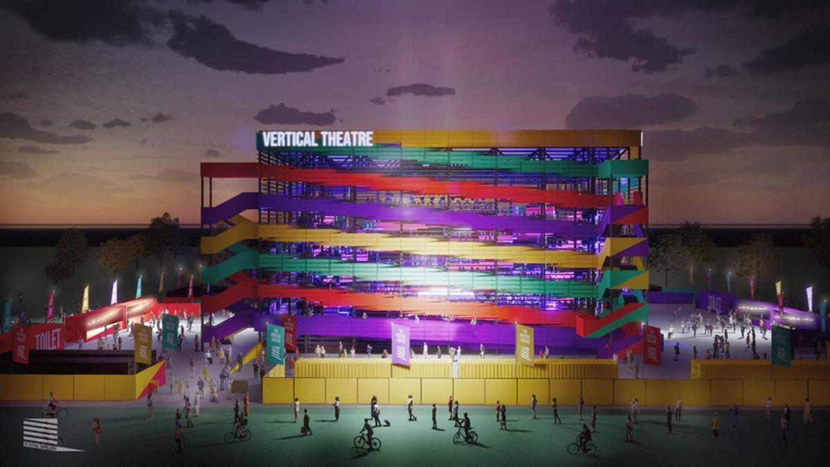 Teatro Vertical: el recinto que garantiza la distancia social