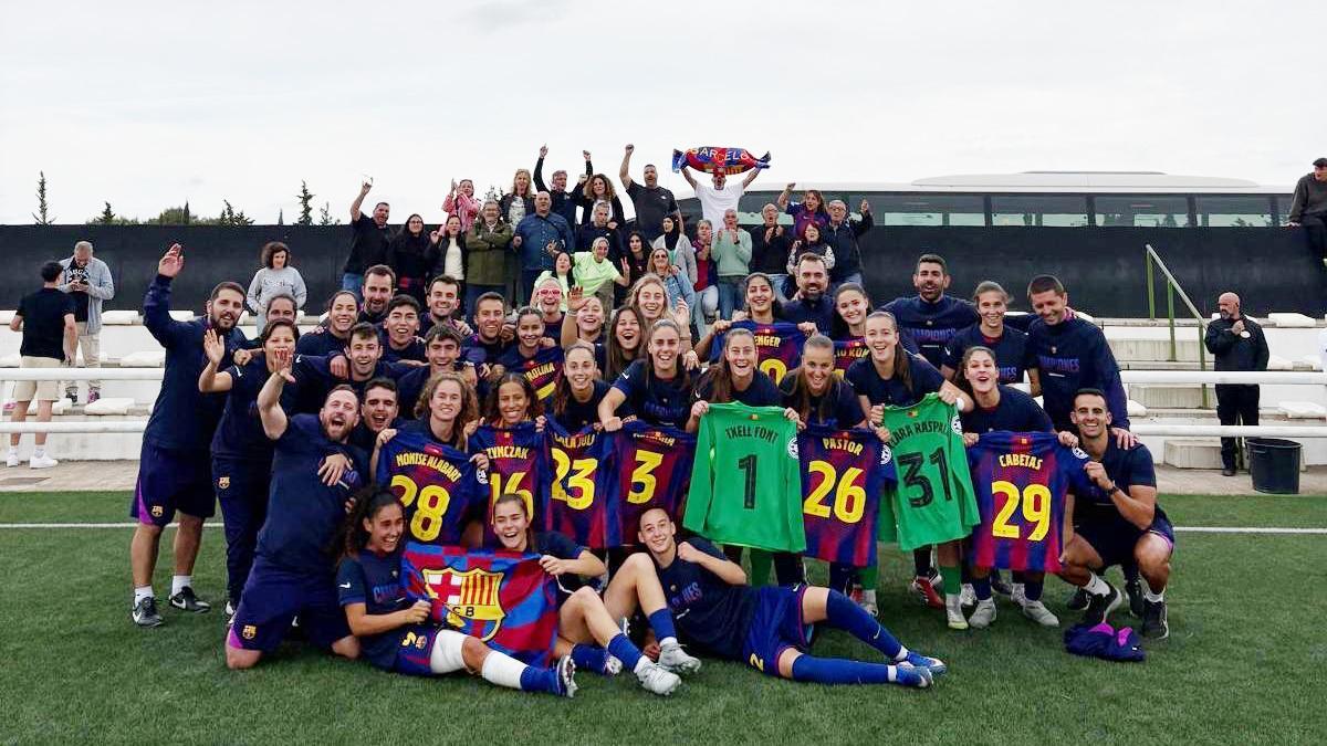 El Barça B, campeón de Liga en Albacete