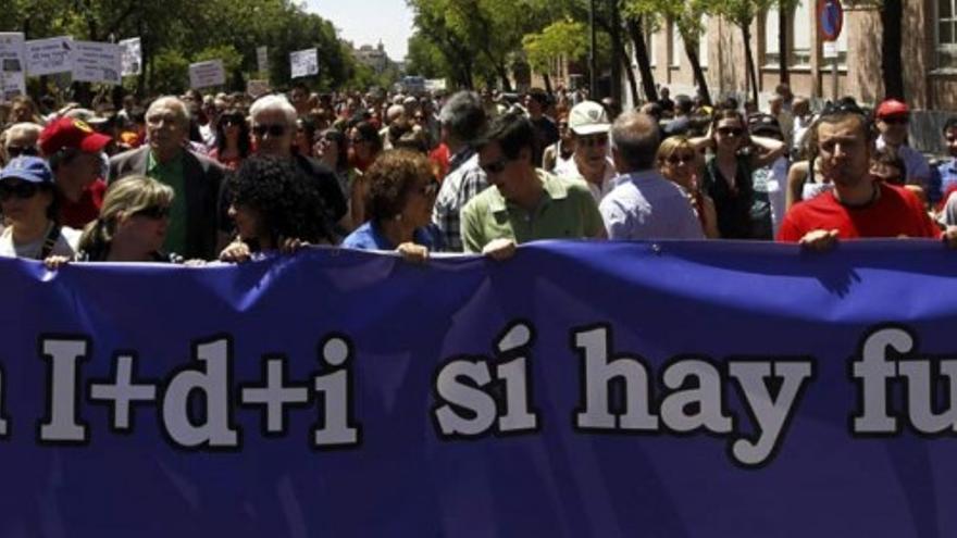Manifestaciones en toda España contra los recortes en I+D+i