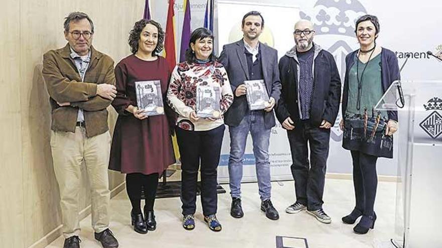 Pere Joan, Glòria Tello, Cristina Durán, Llorenç Carrió, Miguel Ángel Giner y Francisca Niell.