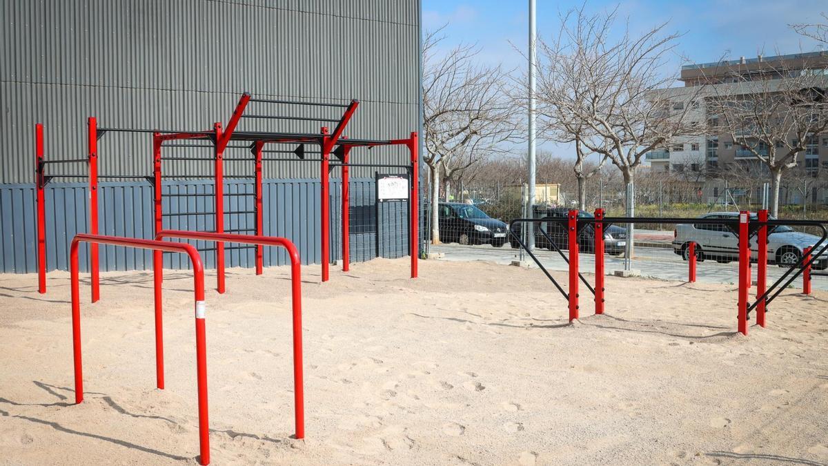 El nuevo parque de calistenia en Torrent