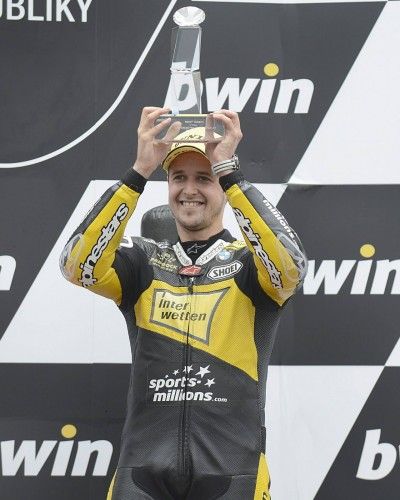 Carrera de Moto2 disputada en el circuito de Brno que ha ganado el piloto Mika Kallio.