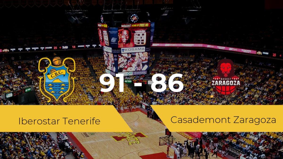 Primera jornada de la Liga ACB: Iberostar Tenerife 91 - 86 Casademont Zaragoza